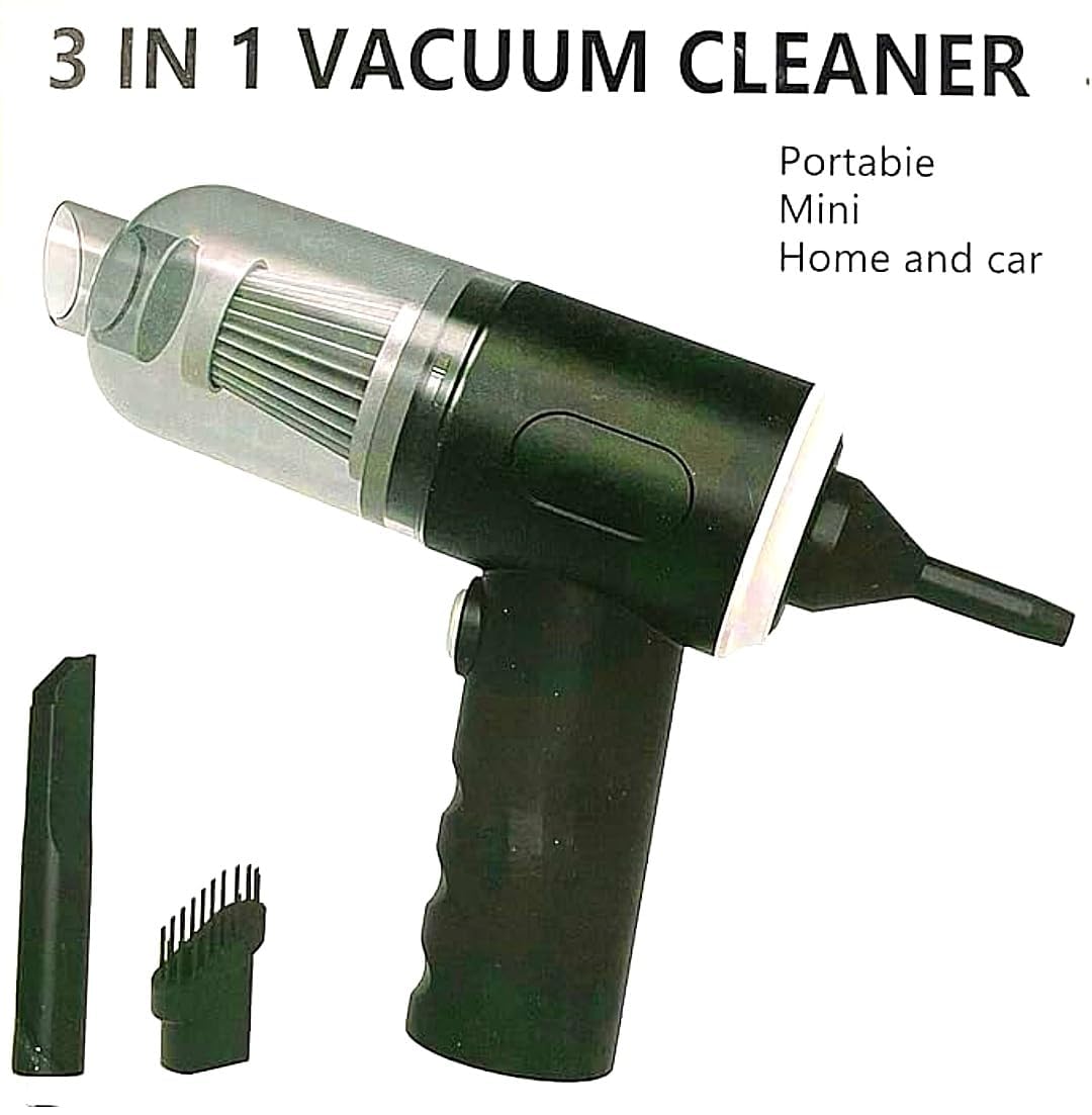 3 in 1 Mopping Vacuum Blower with Mini Dust Buster USB Portable Vacuum Cleaner Dry and Wet by Dropdash