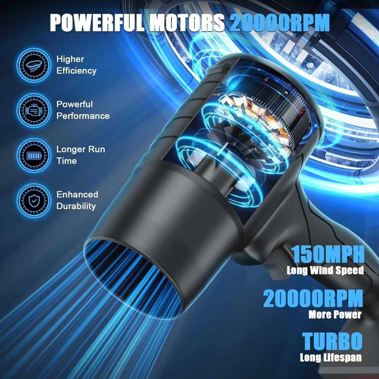 Turbo Jet Blower Cordless 48V