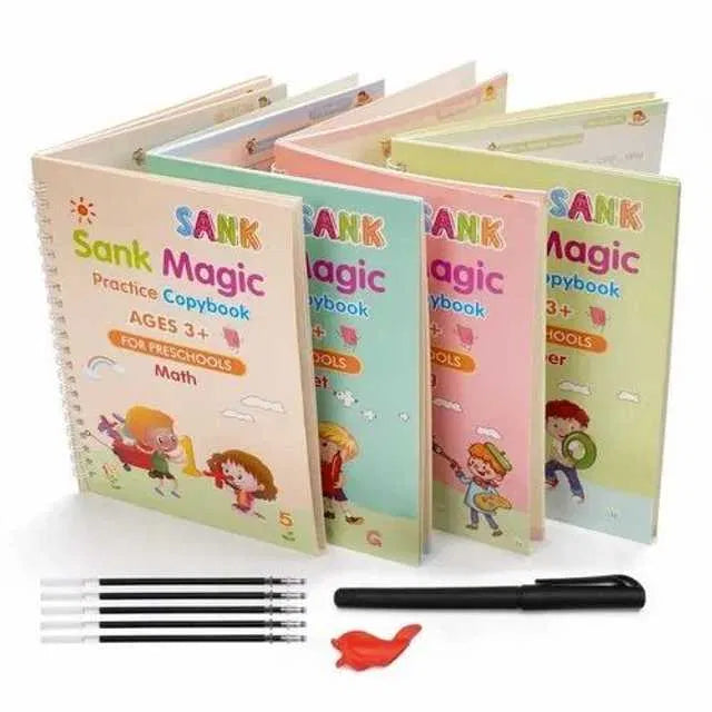 Magic Practice Copybook (4 Book + 10 Refill) (A-127) by 22123