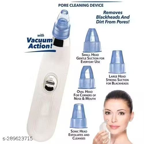 Derma Suction Vacuum Skin Cleanser | 4 in 1 Multi-function Blackhead Remover Tool | Remover Kit Skin Cleaner | Pimple Removal Tool | Ane Removal Tool by 26041