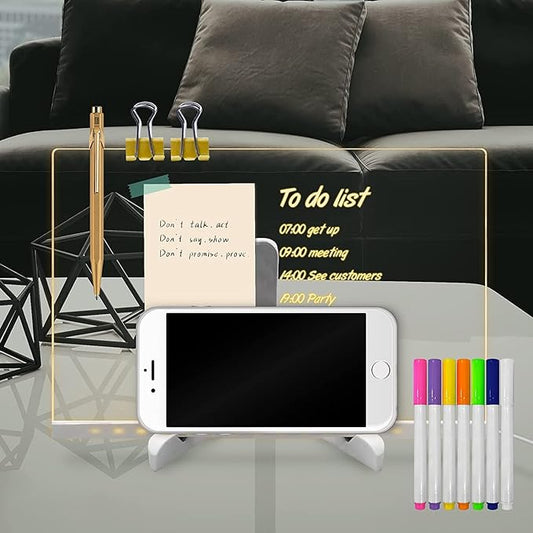 3D Acrylic Writing Pad with Pen by Dropdash