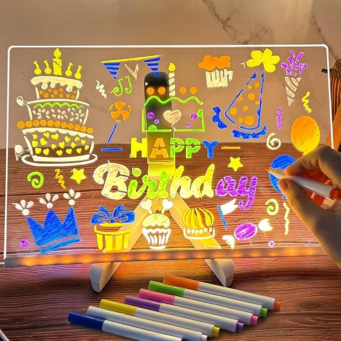 3D Acrylic Writing Pad with Pen by Dropdash