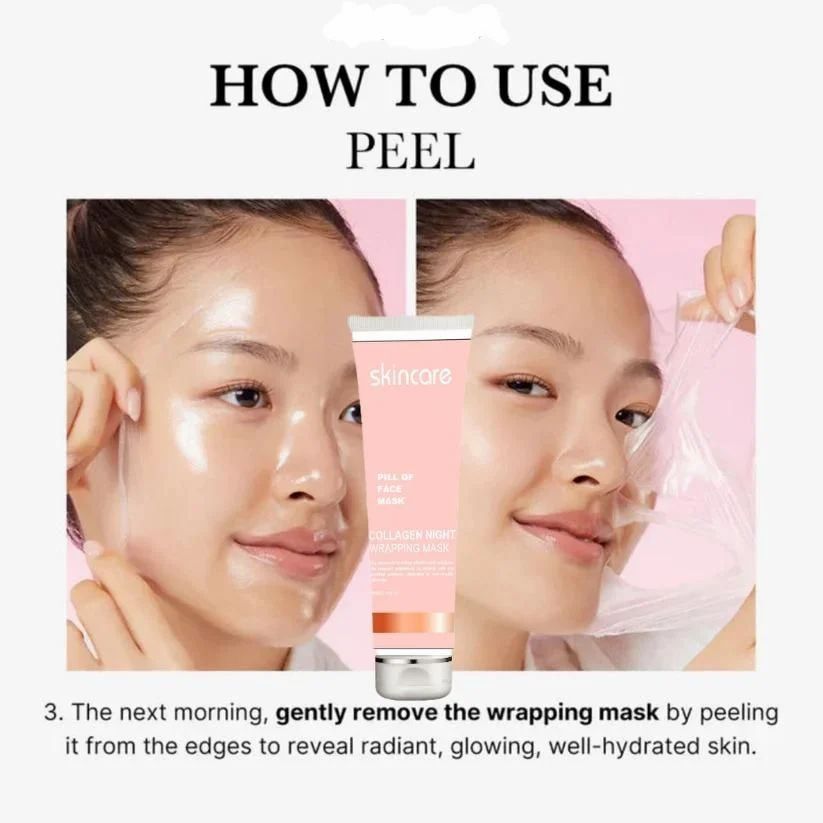 Korean Collagen Night Wrapping Peel Off Mask (Pack of 1) by 1361