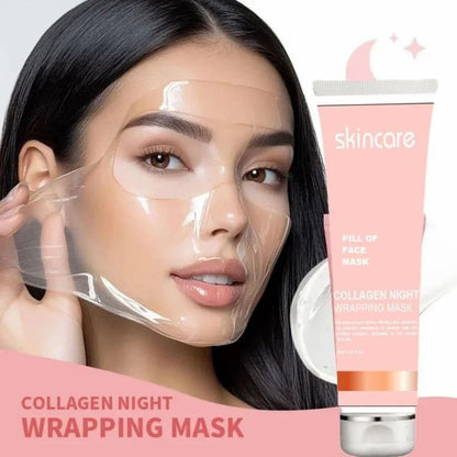 Korean Collagen Night Wrapping Peel Off Mask (Pack of 1) by 1361