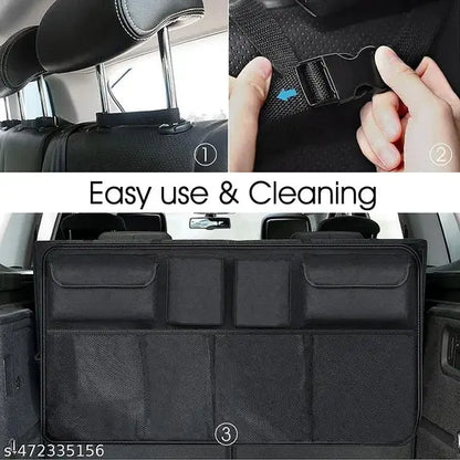 Car Trunk Organizer, Backseat Hanging Organizer With 8 Large Storage Bag Super Capacity, Waterproof Trunk Storage Bag by 18279