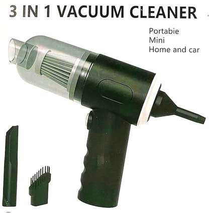 3 in 1 Mopping Vacuum Blower with Mini Dust Buster USB Portable Vacuum Cleaner Dry and Wet by Dropdash