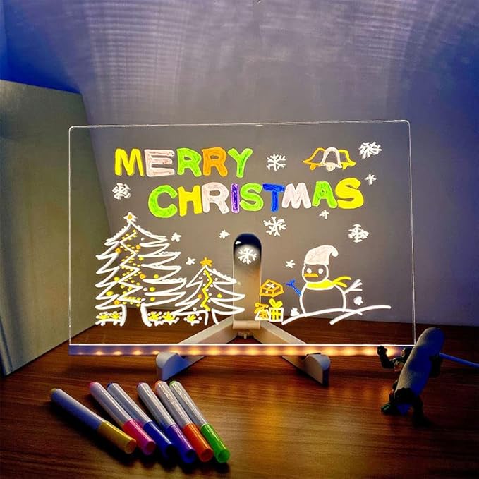 3D Acrylic Writing Pad with Pen by Dropdash