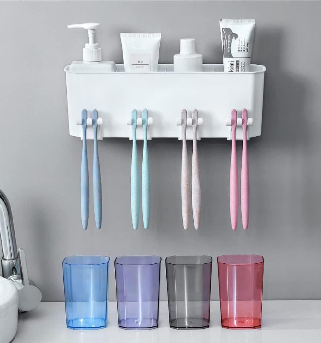Wall Mounted Toothbrush Holder by DrithiShop
