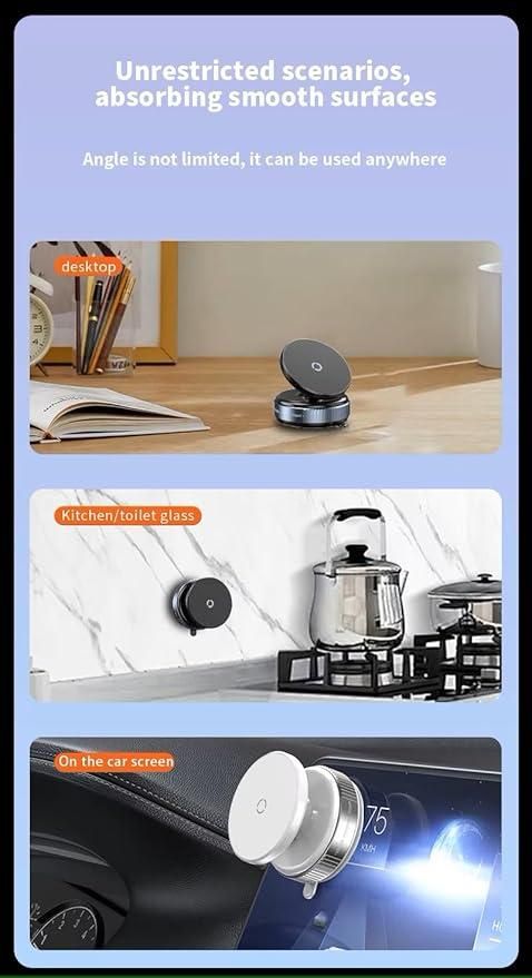 Magnetic Suction Phone Holder by DrithiShop