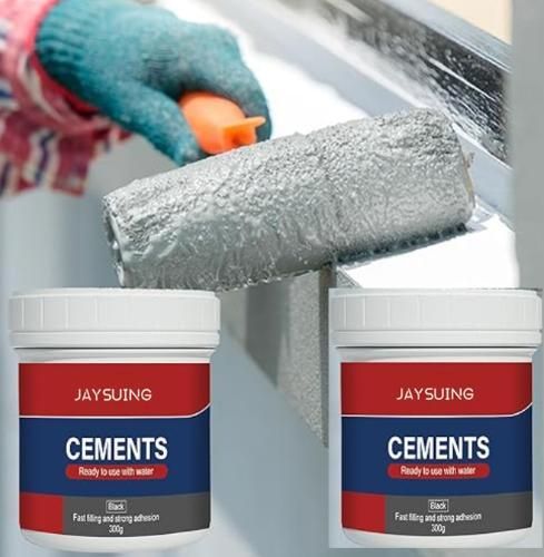 Quick Drying Fast Filling & Strong Floor Crack Repair Cement 300gm Each (Pack of 2) by DrithiShop