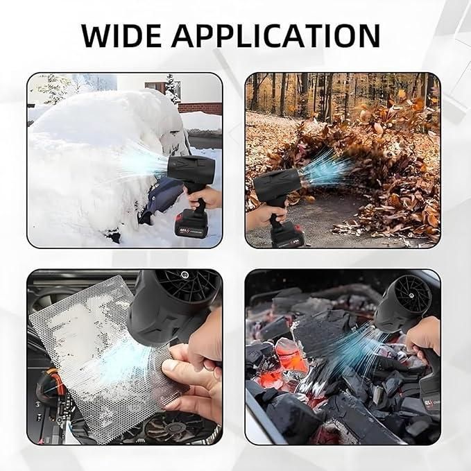 High power Cordless Leaf Blower Fan With Rechargeable Battery (1 Pc) by DrithiShop