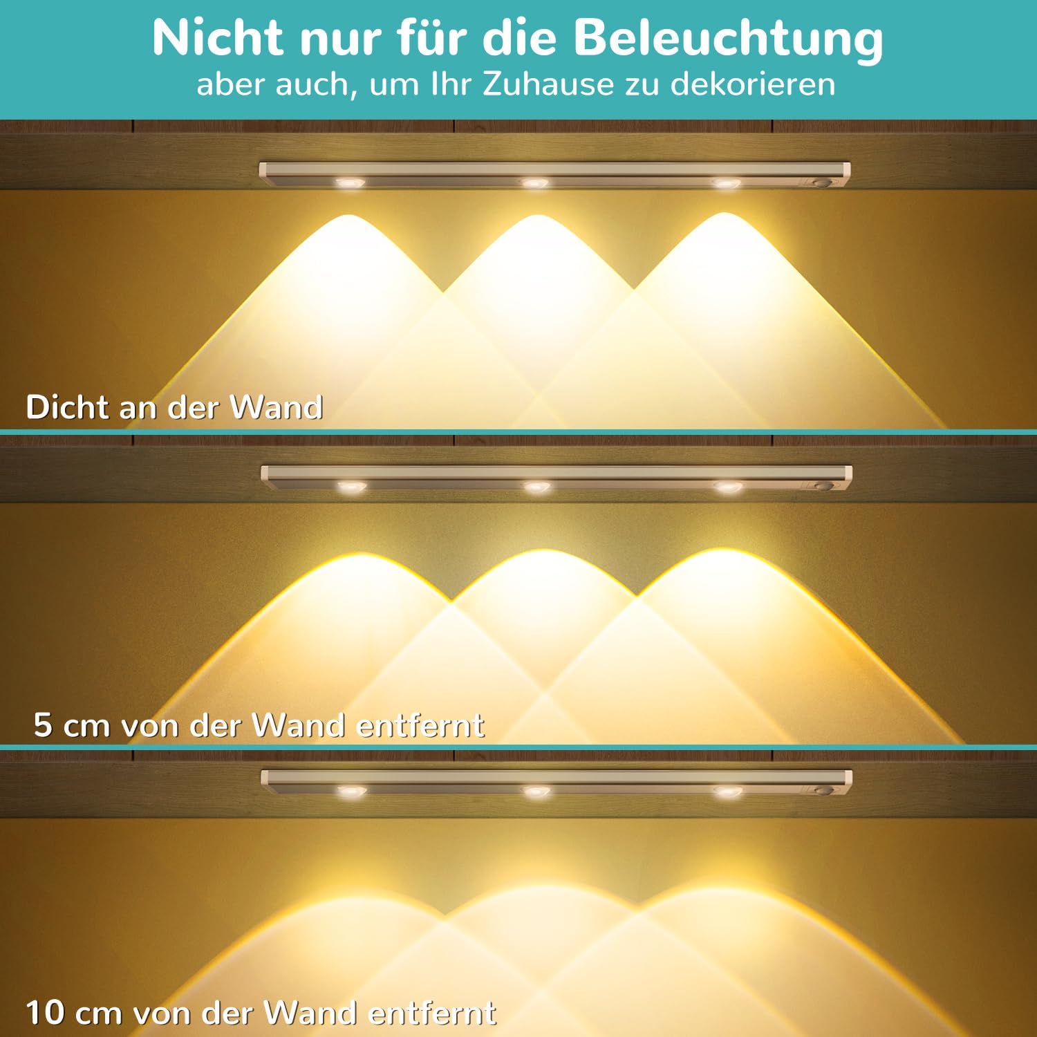 Motion Sensor Cabinet Light by Dropdash