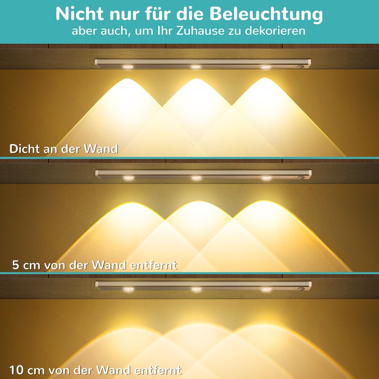 Motion Sensor Cabinet Light by Dropdash