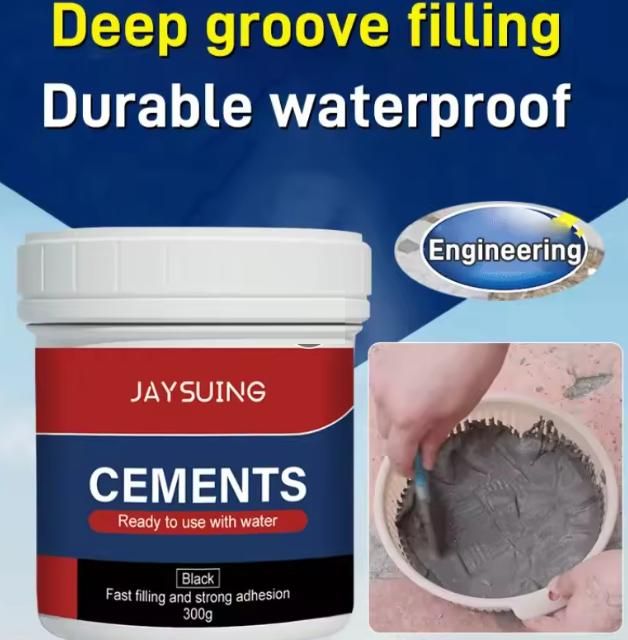 Quick Drying Fast Filling & Strong Floor Crack Repair Cement 300gm Each (Pack of 2) by DrithiShop