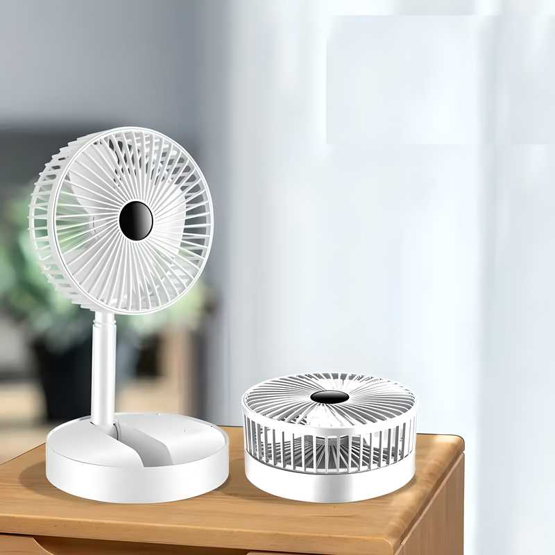 Powerful Rechargeable Table Fan by DrithiShop