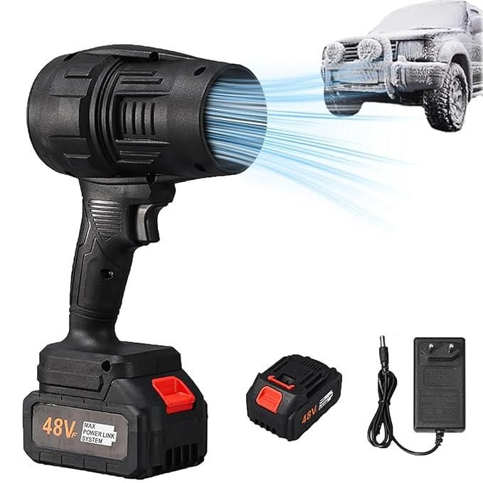 High power Cordless Leaf Blower Fan With Rechargeable Battery (1 Pc) by DrithiShop