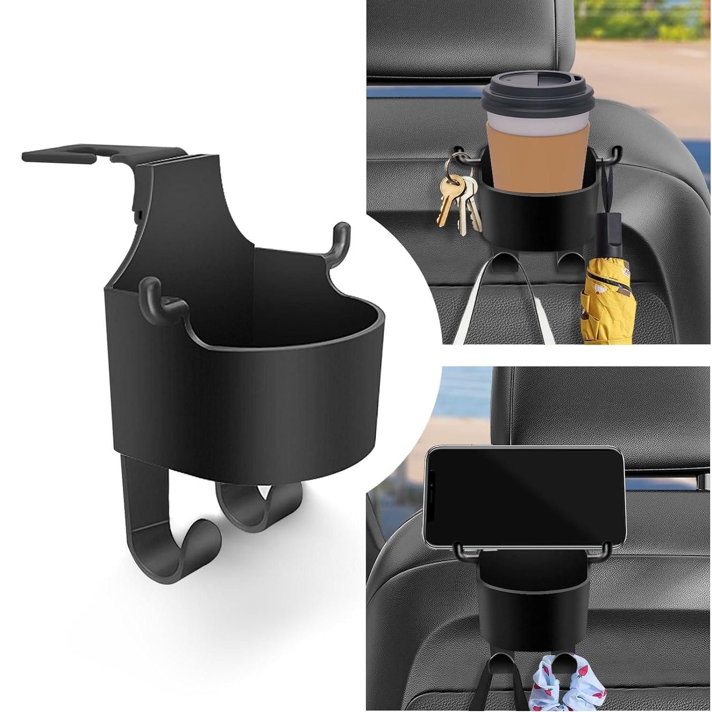 Multifunctional Hanging Storage Cup & Mobile Holder (Pack of 2) by DrithiShop