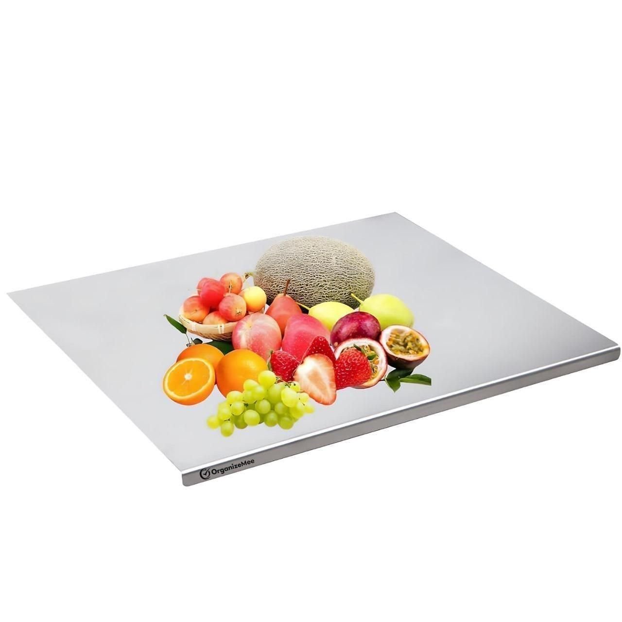 Stainless Steel Chopping Board (35x31cm) by DrithiShop