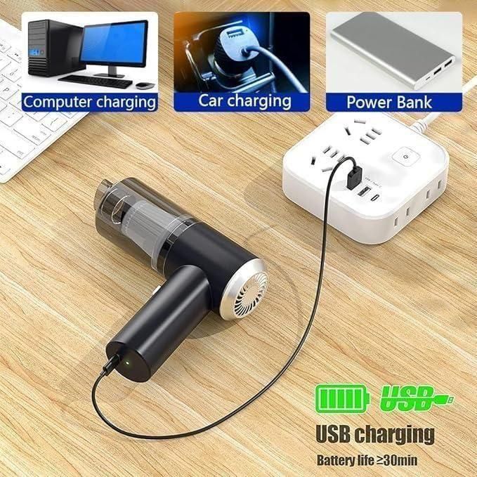 Vacuum Suction Cleaner- Portable Air Duster Wireless by DrithiShop