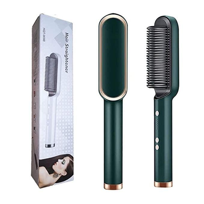 Professional Electric Hair Straightener Comb Brush by DrithiShop