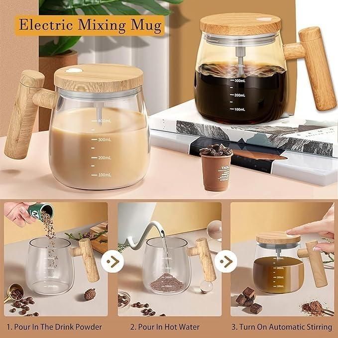 Self Stirring Electric Mixing Cup - Coffee Mug by mug94d-ga