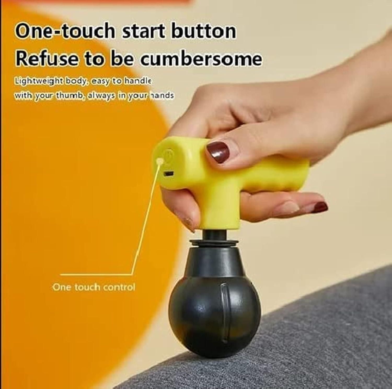 Mini Facial Gun Deep Muscle Massager by DrithiShop