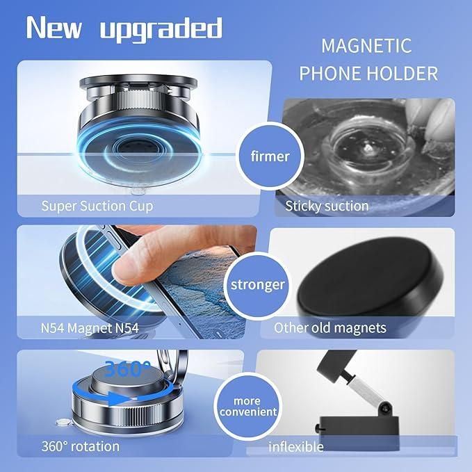 Vacuum Absorption Magnetic Bracket by DrithiShop