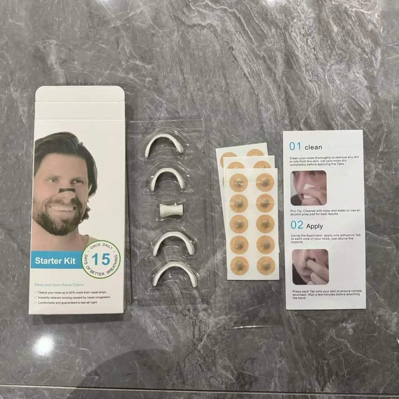 Breathing Nasal Strip Starter Kit by DrithiShop