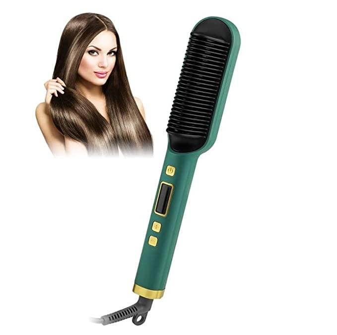 Professional Electric Hair Straightener Comb Brush by DrithiShop