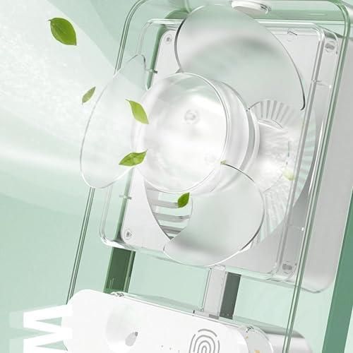 Rechargeable Battery Operated Mini USB Fan With Mist Water Spray by DrithiShop