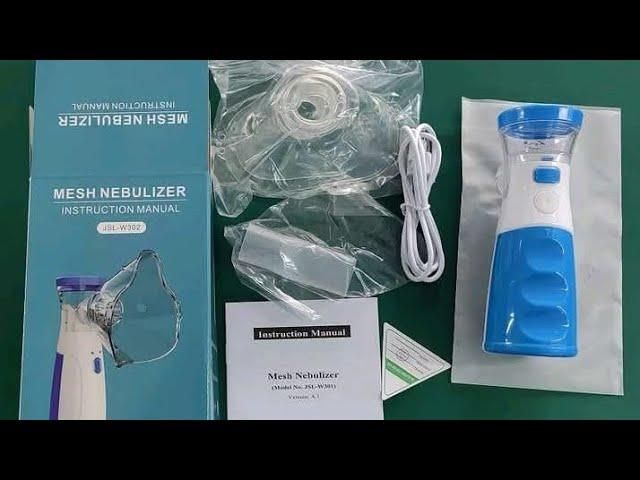 Portable Ultrasonic Rechargeable Mesh Nebulizer Machine by DrithiShop