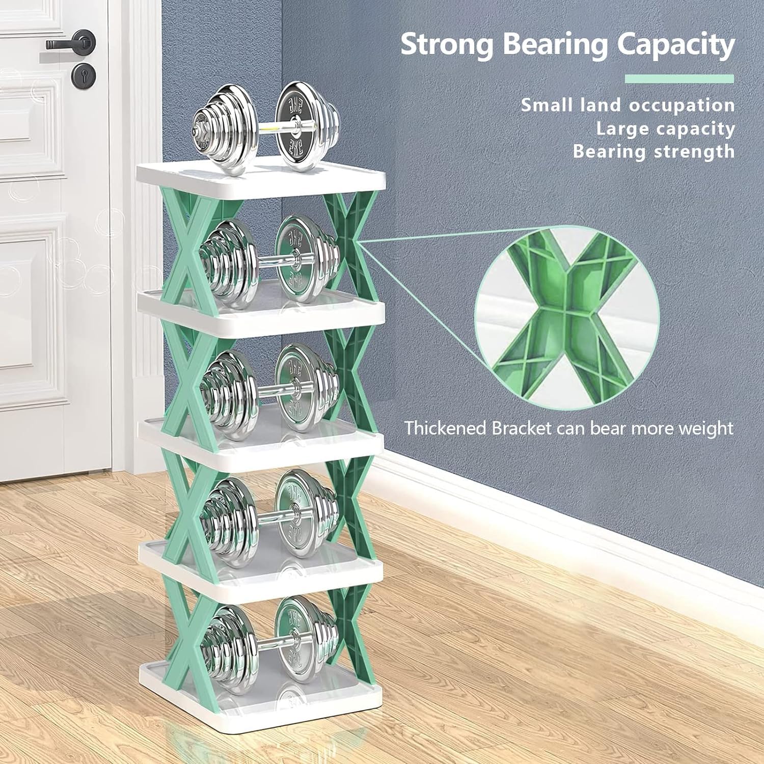 Shoe Storage Organizer Multi-Purpose Stackable Shoe Rack Adjustable Slots by Dropdash