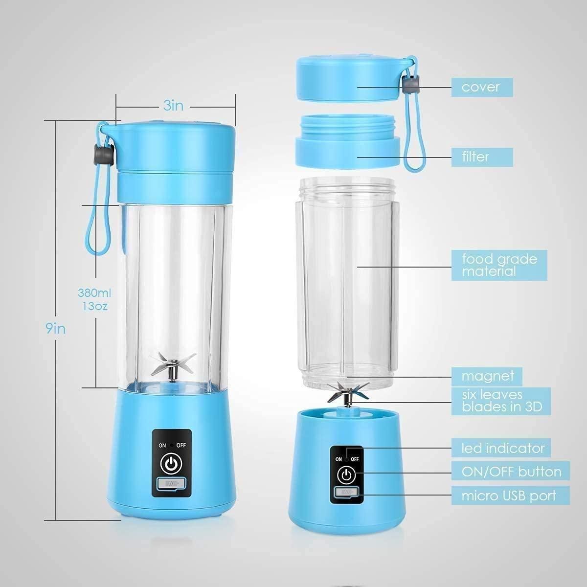 USB Rechargeable Mini Juicer Blender by DrithiShop