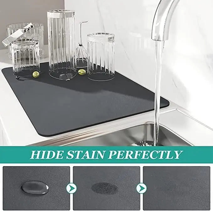 Quick-Drying Mat - Pack of 2 ((Assorted)) by DrithiShop