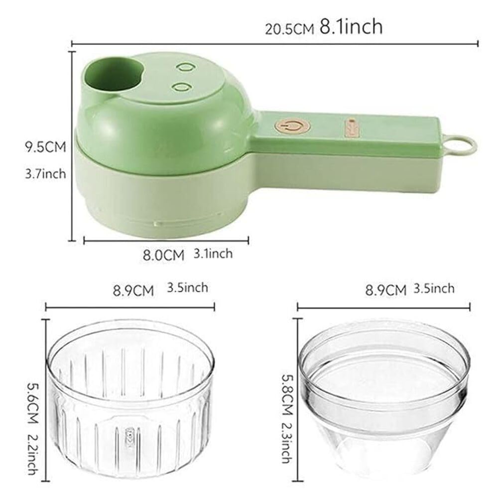 Portable Electric Vegetable Cutter Set by Dropdash