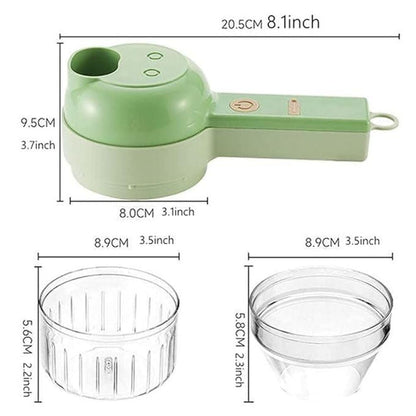 Portable Electric Vegetable Cutter Set by Dropdash