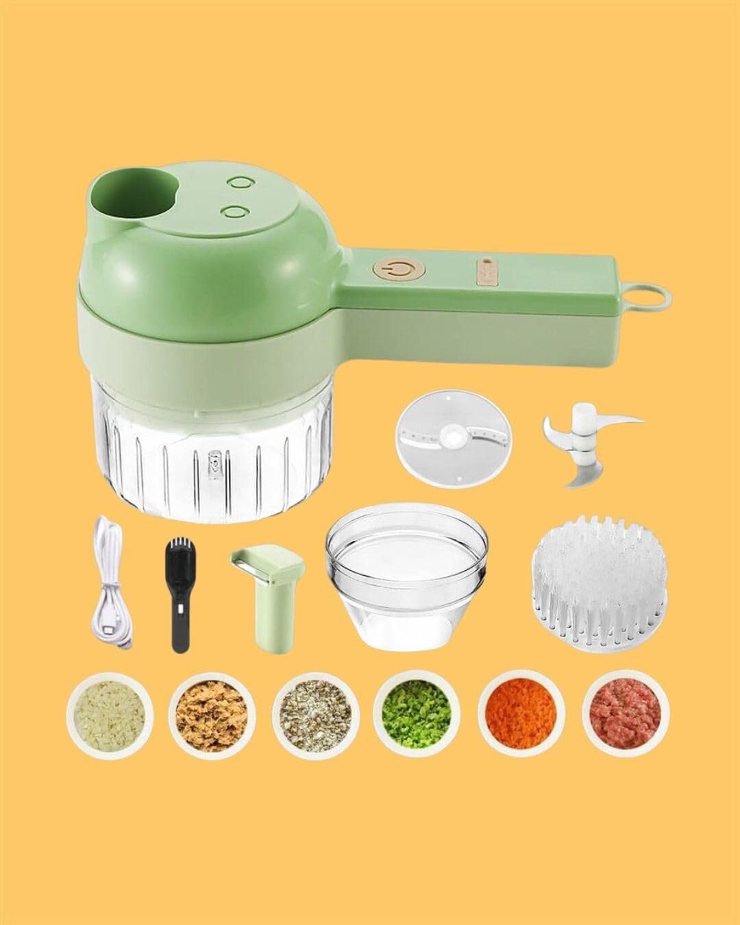 Portable Electric Vegetable Cutter Set by Dropdash