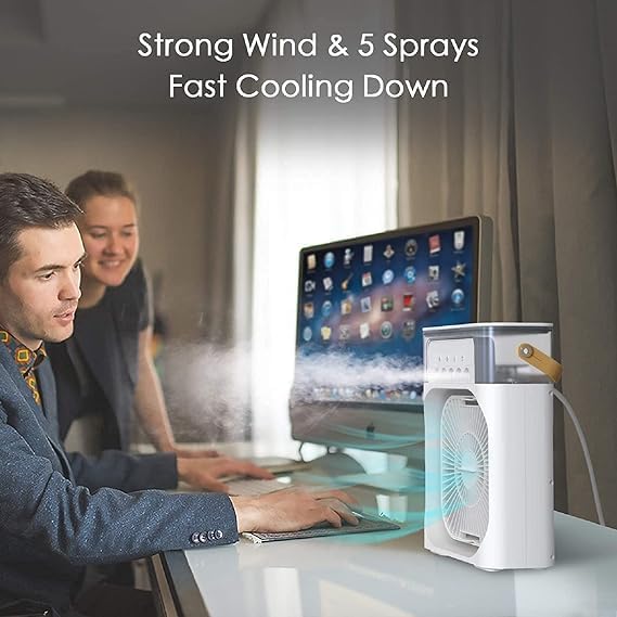 Elevate comfort with the Portable Air Conditioner Fan by Dropdash