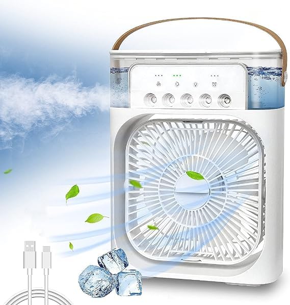 Elevate comfort with the Portable Air Conditioner Fan by Dropdash