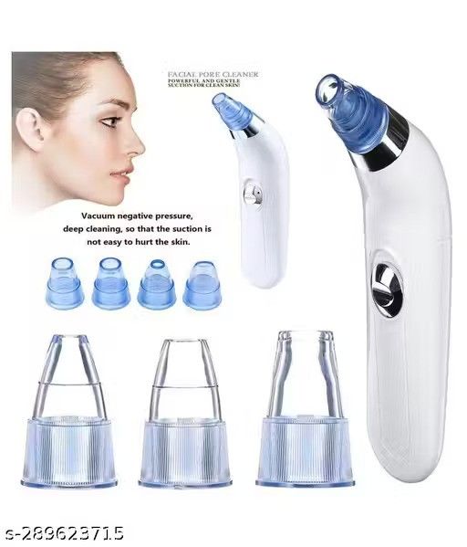 Derma Suction Vacuum Skin Cleanser | 4 in 1 Multi-function Blackhead Remover Tool | Remover Kit Skin Cleaner | Pimple Removal Tool | Ane Removal Tool by 26041