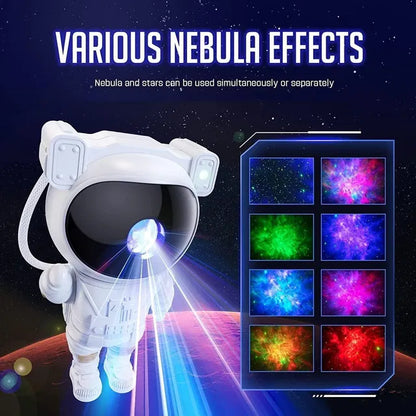 Astronaut Galaxy Projector - 360 Magnetic Head Rotation, Remote Control by 22927