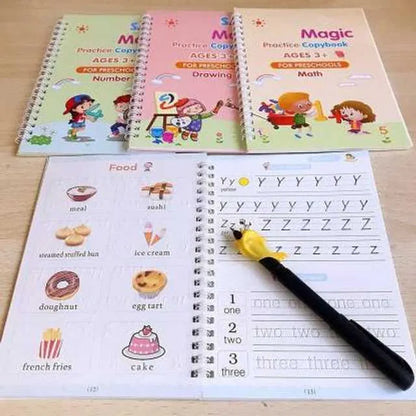 Magic Practice Copybook (4 Book + 10 Refill) (A-127) by 22123