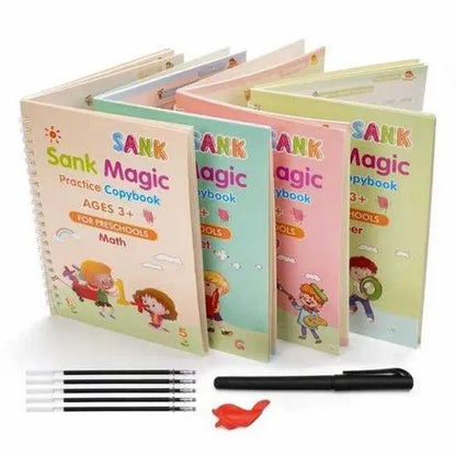 Magic Practice Copybook (4 Book + 10 Refill) (A-127) by 22123