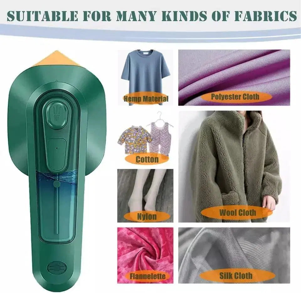 Portable Iron Travel Steamer for Clothes Mini Handheld Press Support Dry And Wet Ironing Small Size Irons Suitable for Outing & Home by 1238