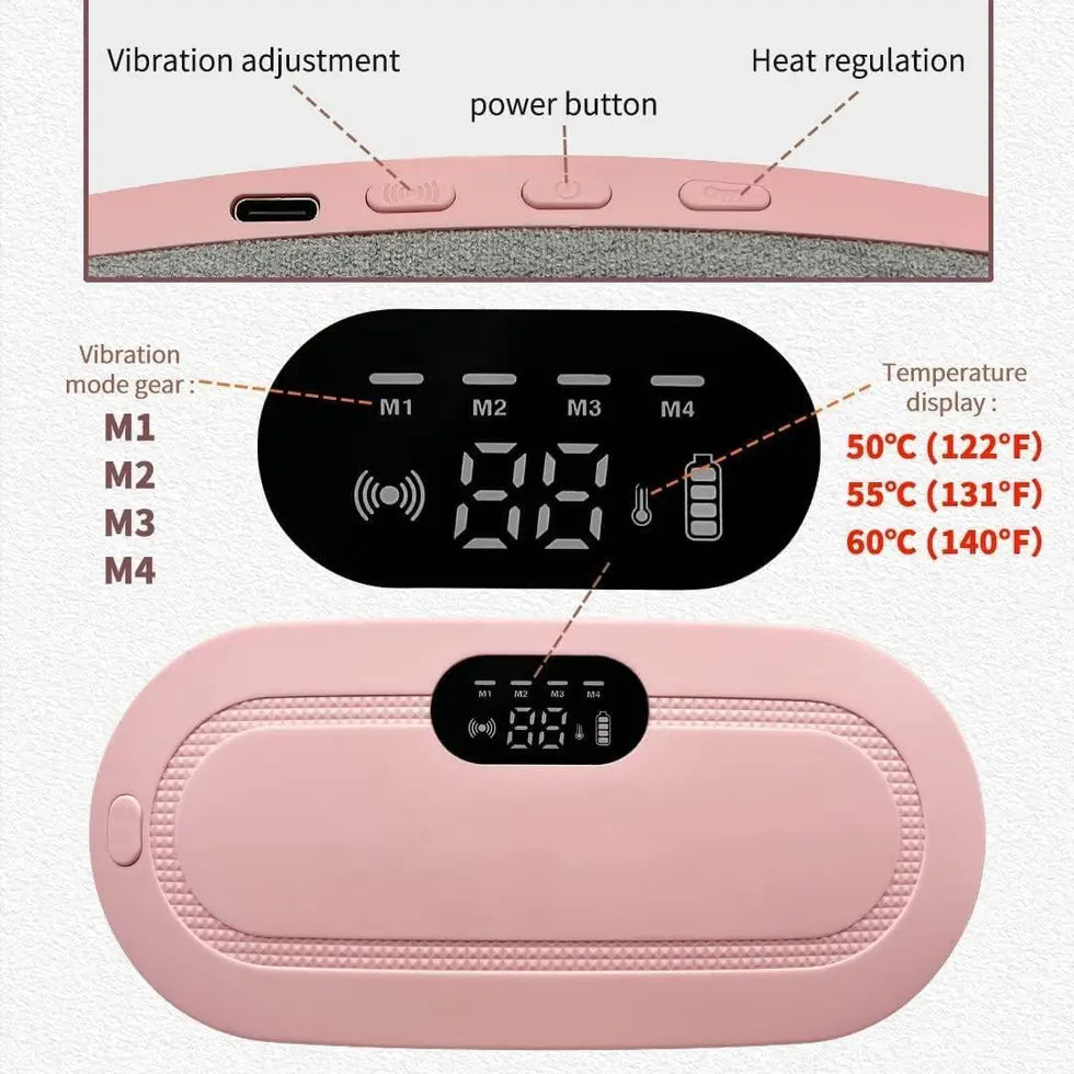 Portable Cordless Heating Pad - Menstrual Heating Pad by 13162