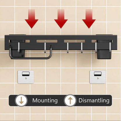 Wall Mounted Magnetic Knife Holder & Cutlery Organizer by 31446