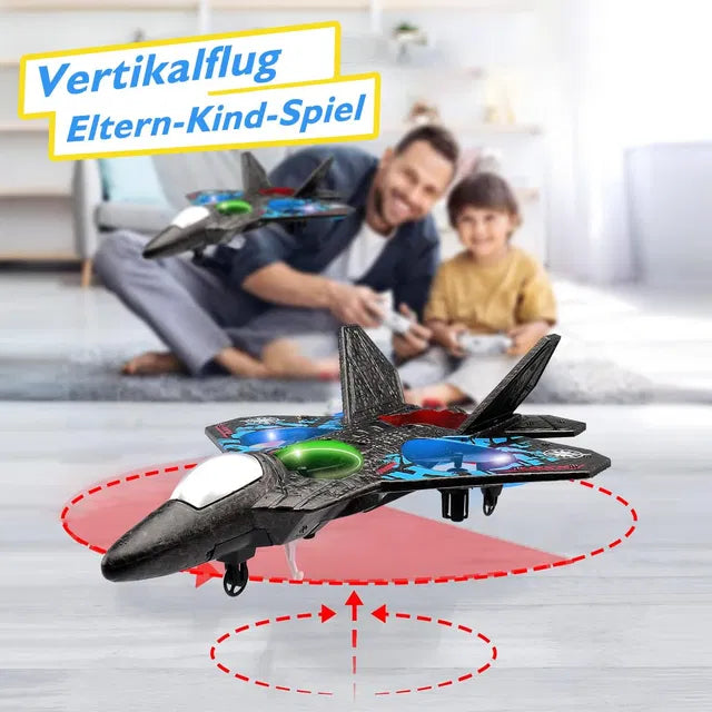 RC Plane, 2.4 GHz Remote Controlled Aeroplane Jet Fighter Quadcopter Aircraft by 4356