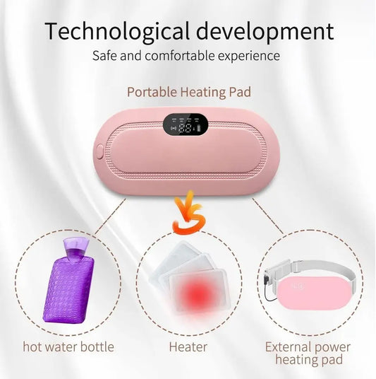 Portable Cordless Heating Pad - Menstrual Heating Pad by 13162