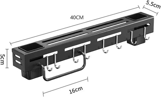 Wall Mounted Magnetic Knife Holder & Cutlery Organizer by 31446