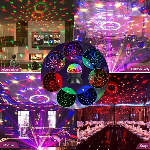 Disco Light with Remote Control (Disco Ball Lights) by Dropdash
